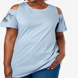Cold-Shoulder Tee